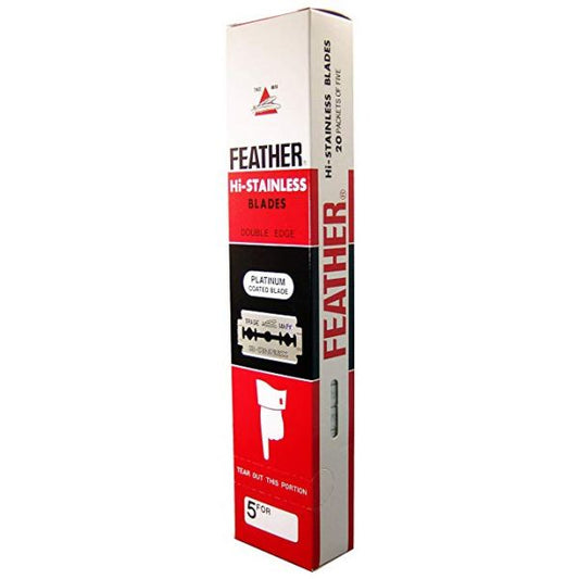 Feather 5 pk barberblader - Salong Unic AS
